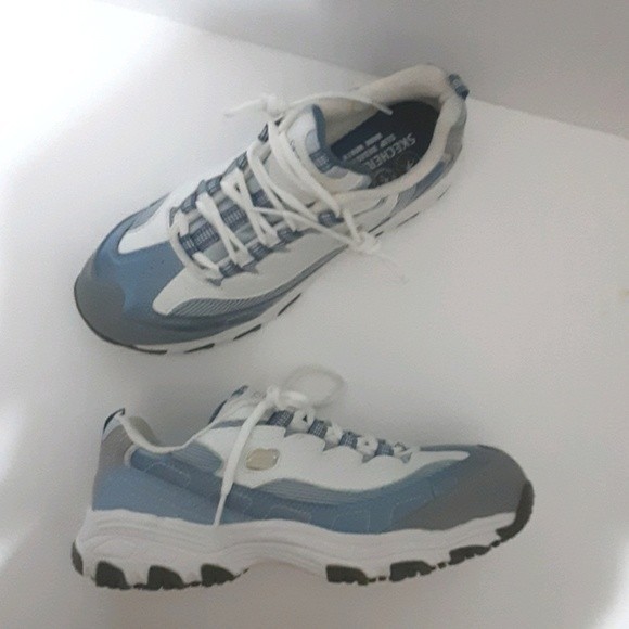 Skechers D'Lites Women's Work Sneakers US 8 Slip Resistant Alloy Toe Shoes - Picture 7 of 14